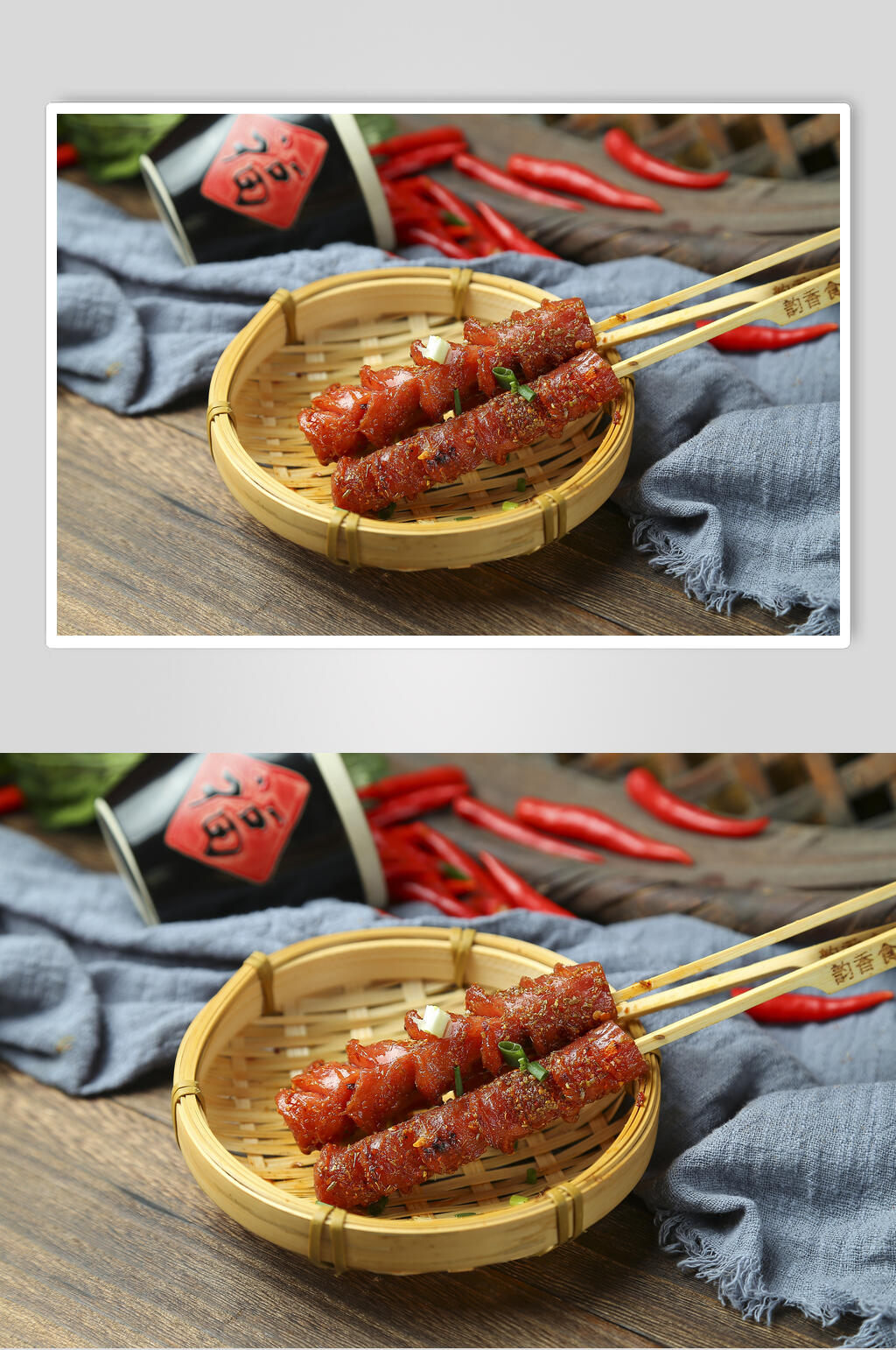 烤香肠美味串串烧烤图片素材