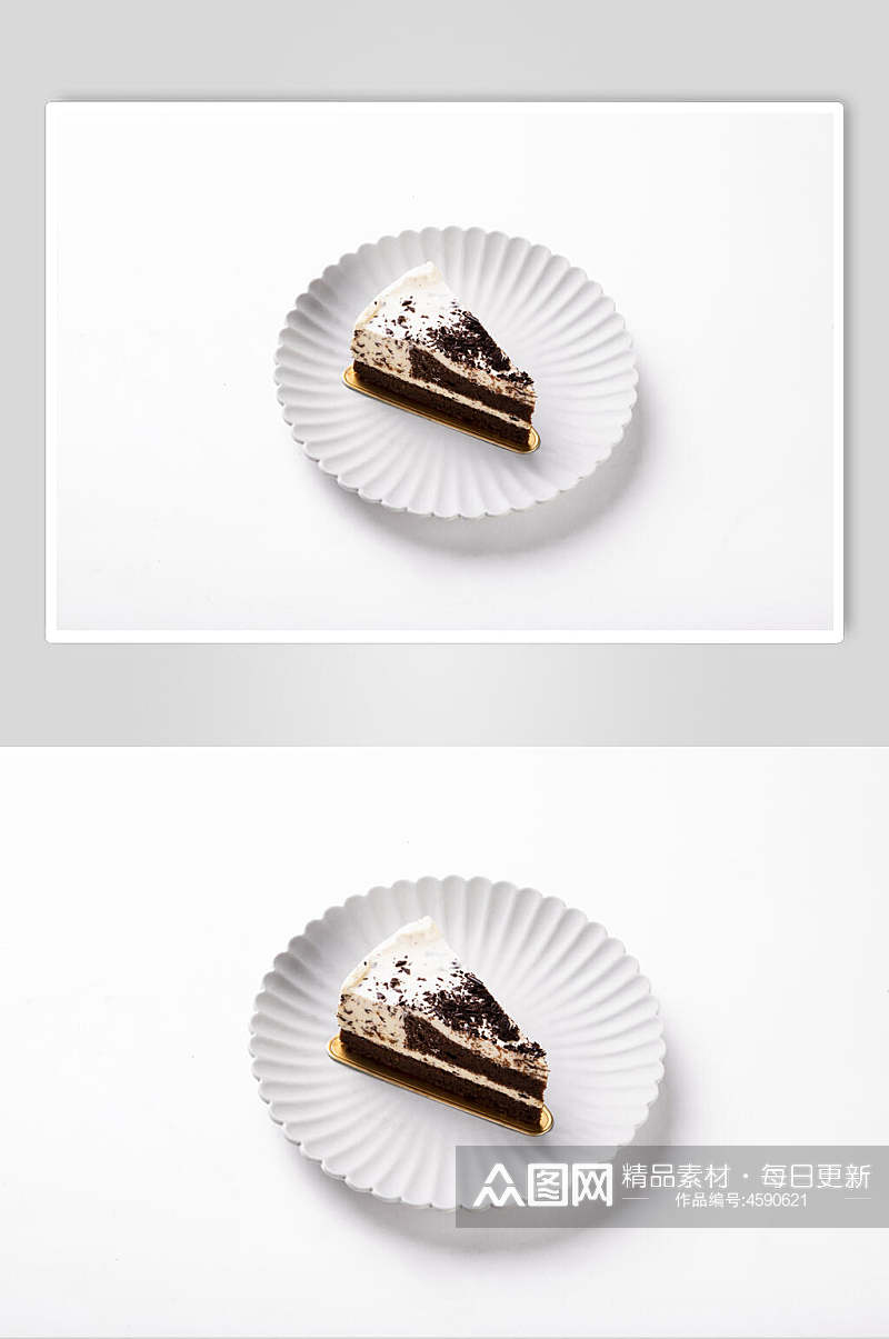 招牌巧克力慕斯蛋糕图片素材