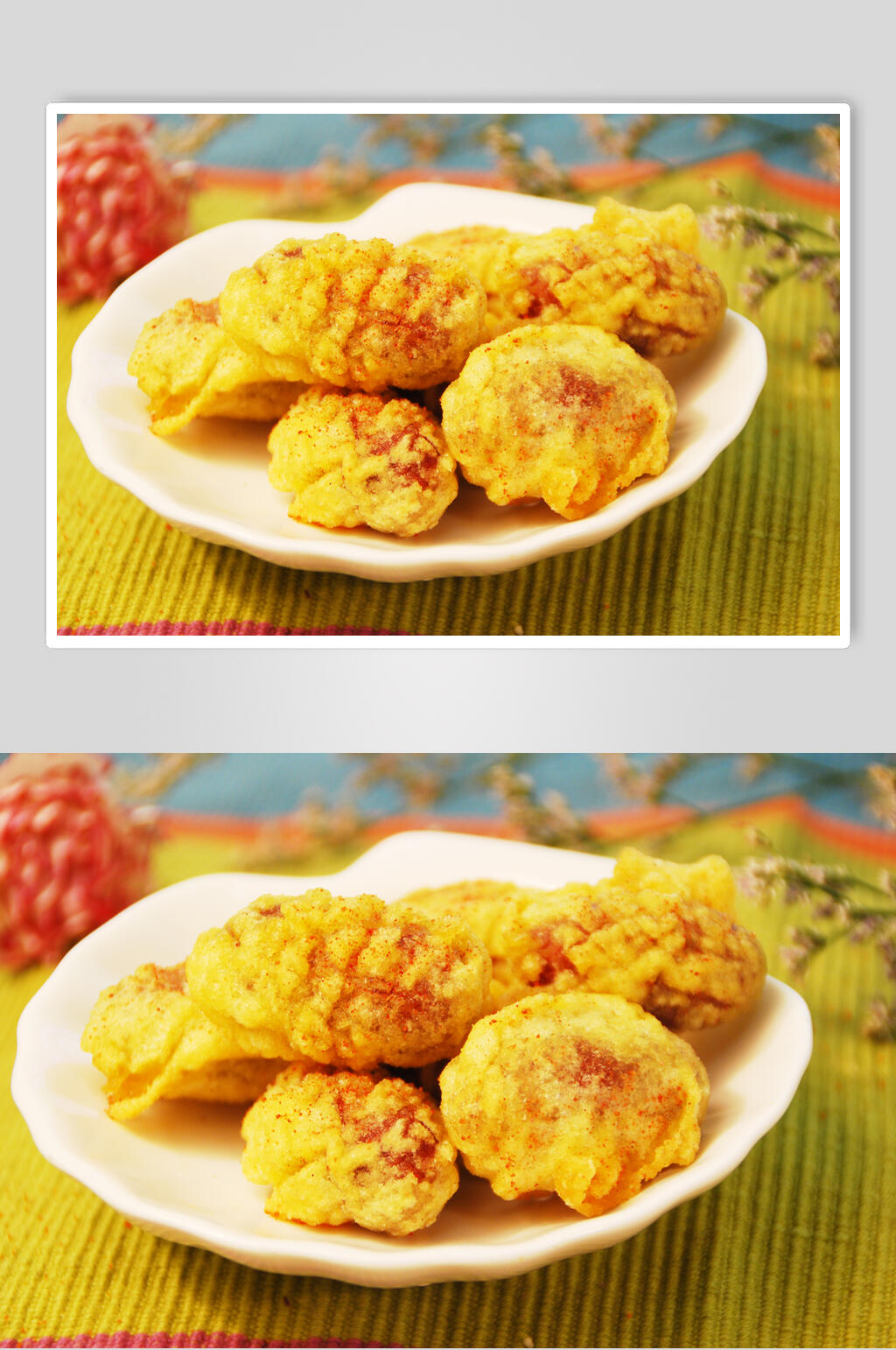 特色炸鸡小吃高清图片素材