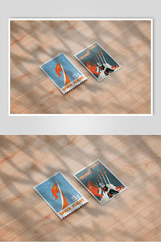 创意设计邮票印花样机