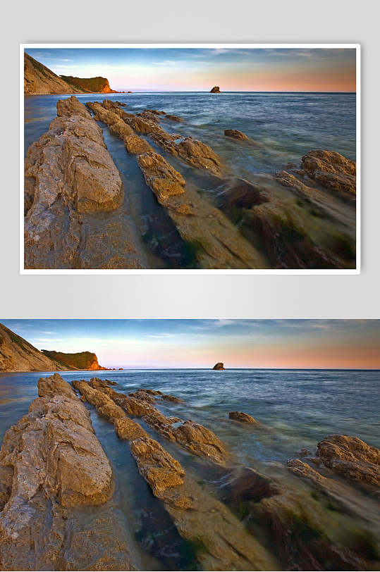 海洋谯石大自然景观摄影图