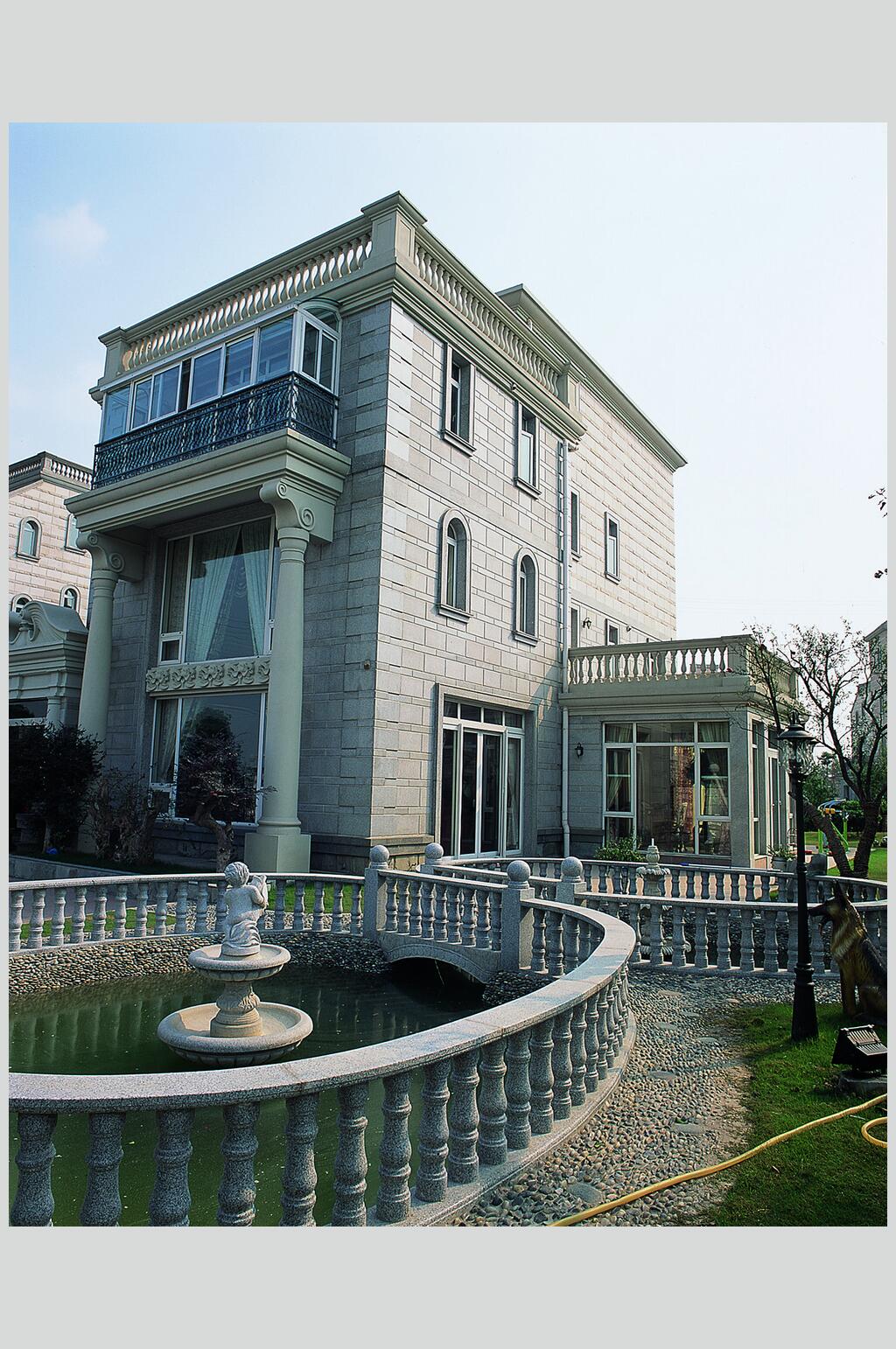 简约大气建筑装潢效果图素材