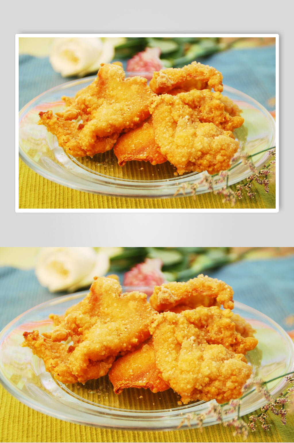 特色炸鸡小吃高清图片素材