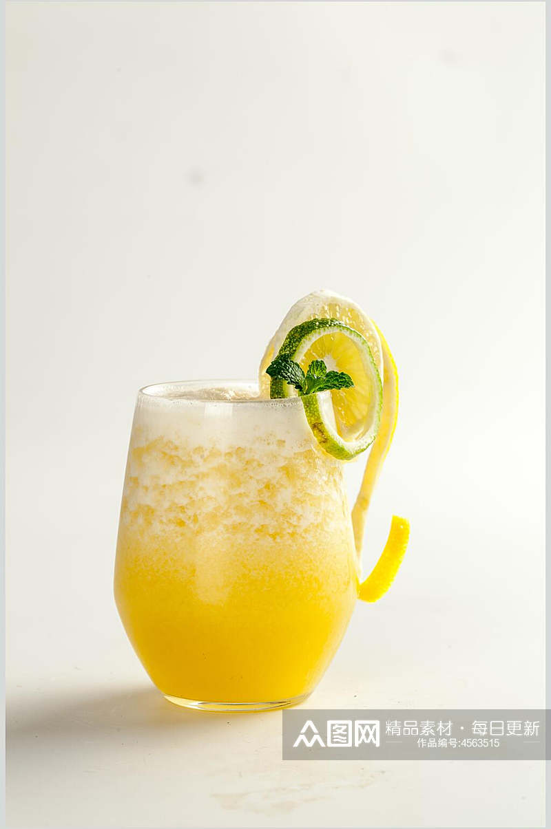 柠檬芒果冷饮图片素材