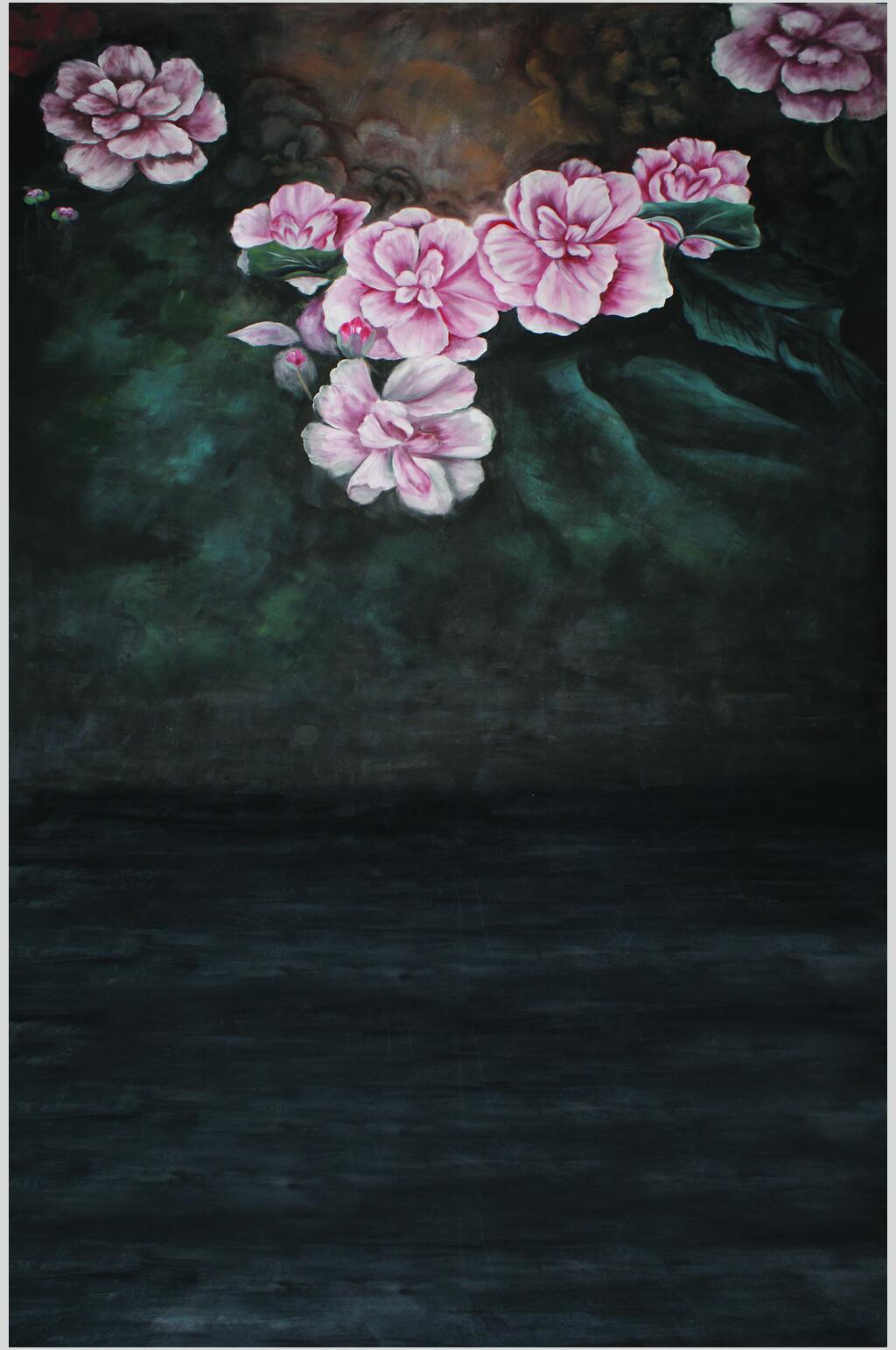 花卉复古绘画高清图片素材