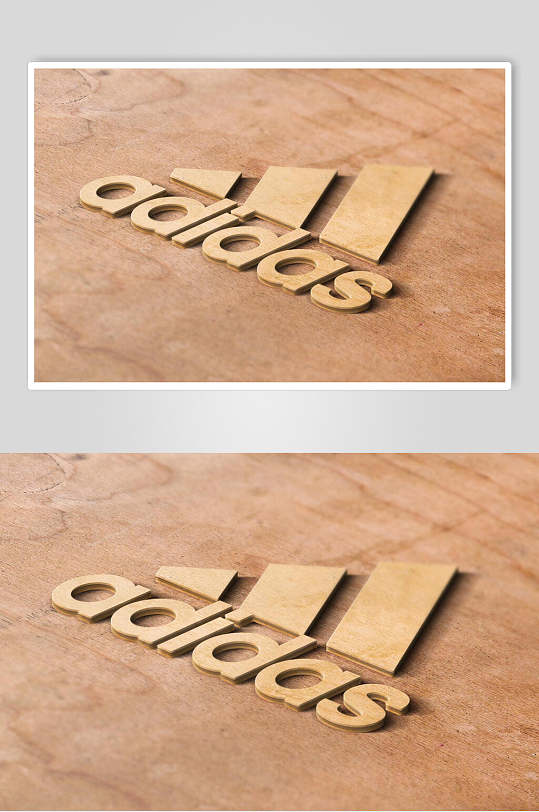 立体名牌立体凹凸logo样机