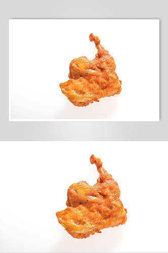 鸡腿肉烧烤炸串摄影图
