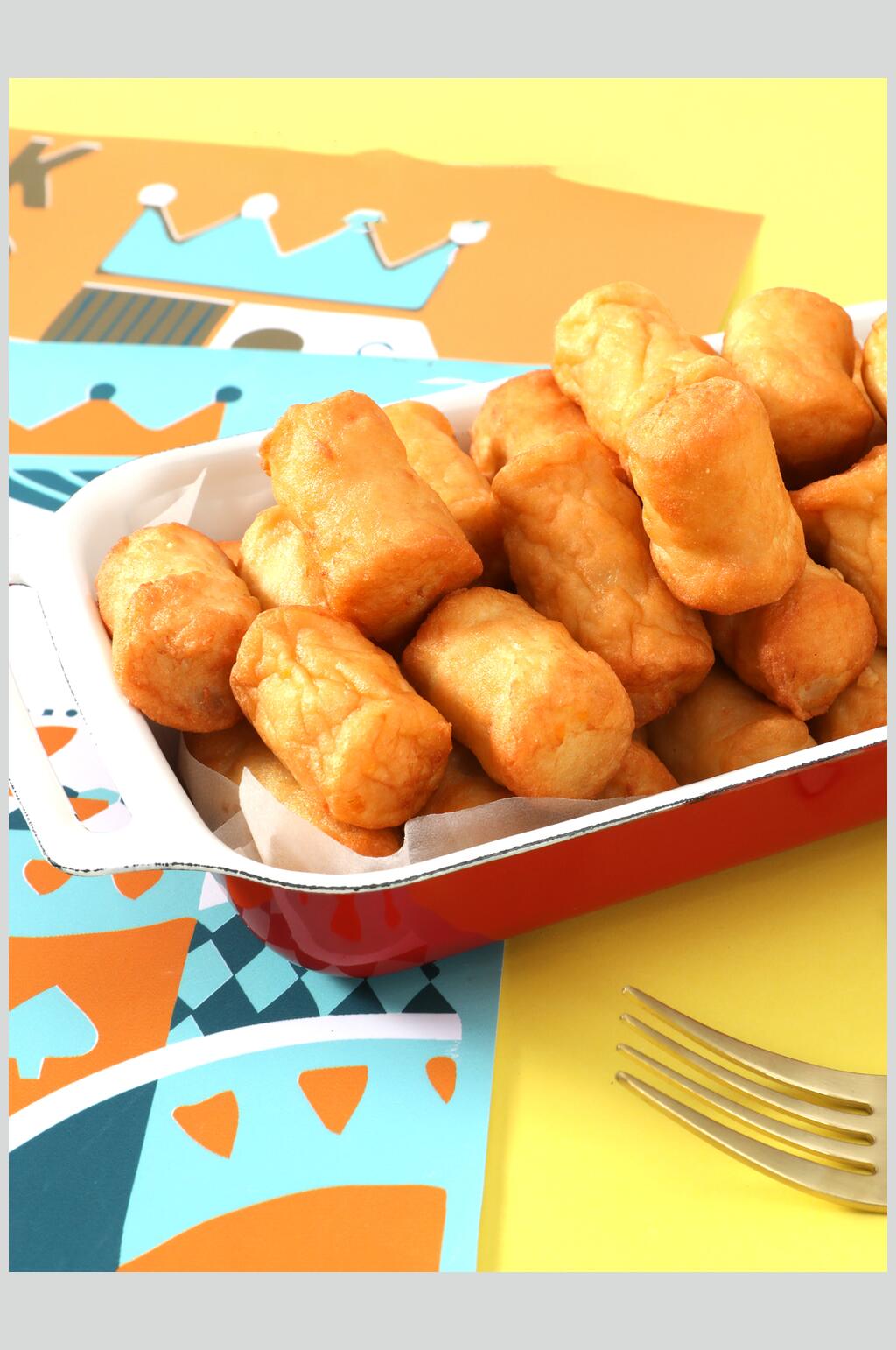 油条炸鸡美食小吃图片素材