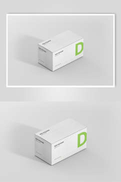 绿色产品包装盒样机