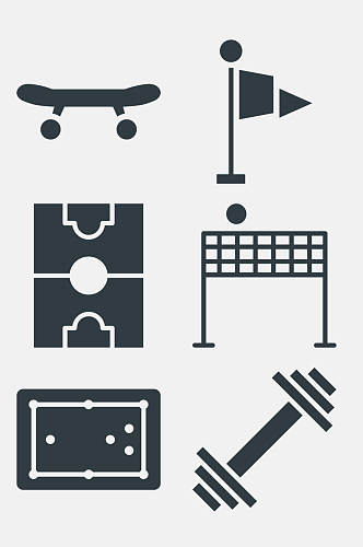 创意体育竞技图标免抠素材