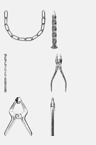 创意钳子铁制物品免抠素材