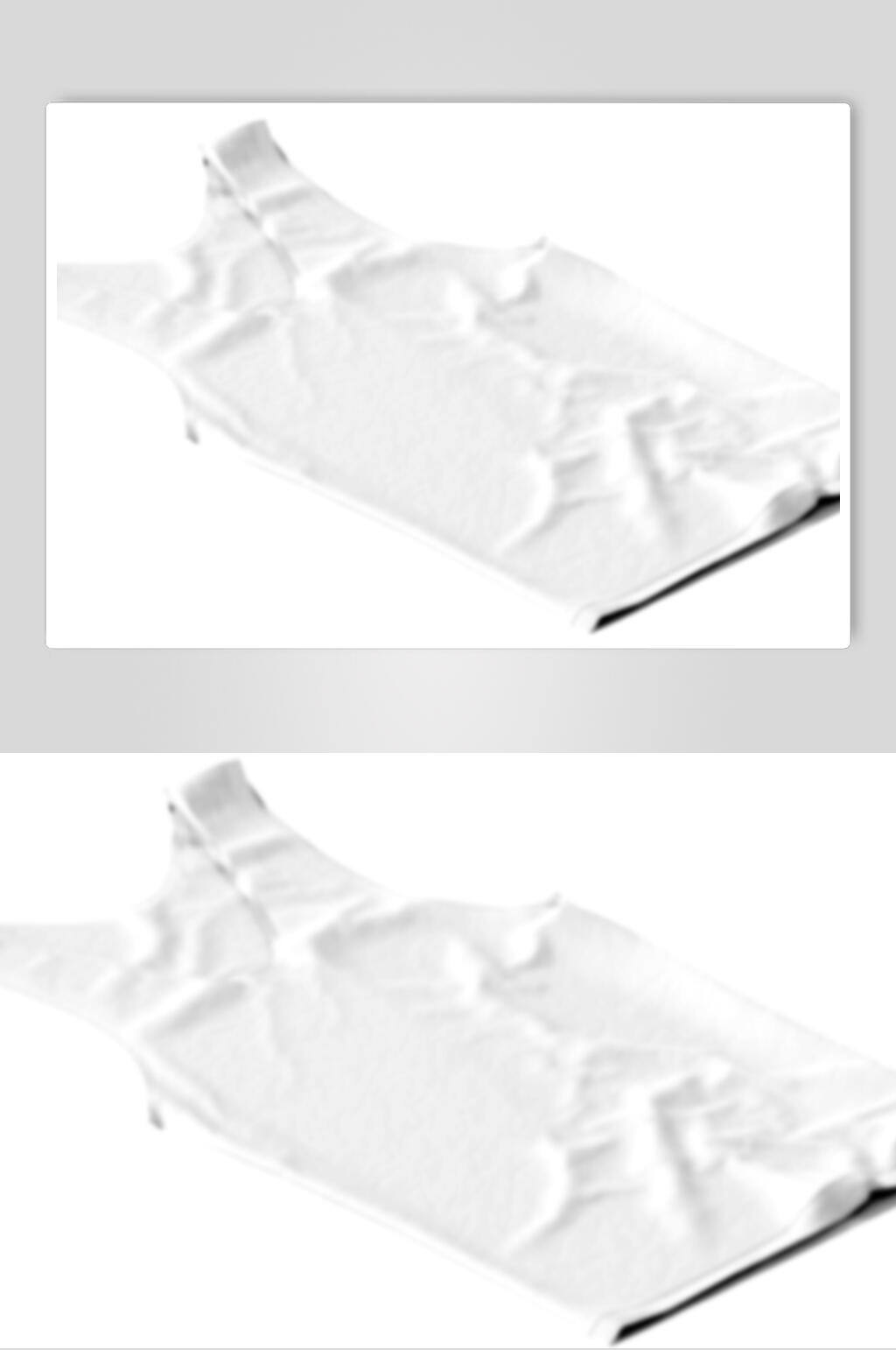 白色衣服办公用品文具样机素材
