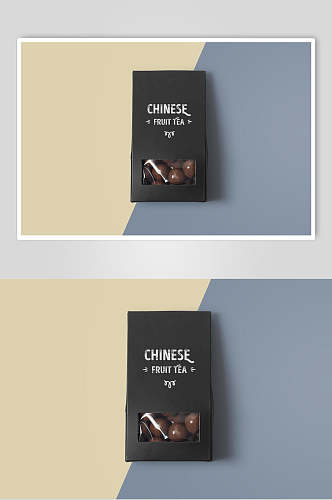巧克力豆英文香料食品包装样机