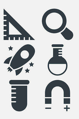 火箭科学技术图标免抠素材