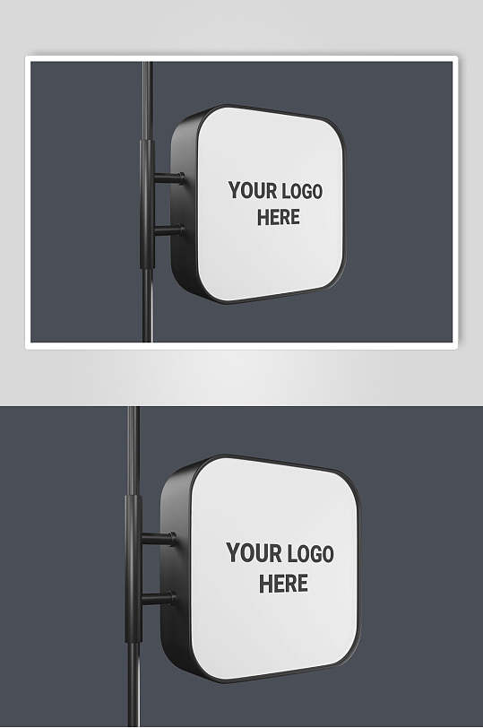 挂牌logo样机图片-挂牌logo样机设计素材-挂牌logo样机模板下载