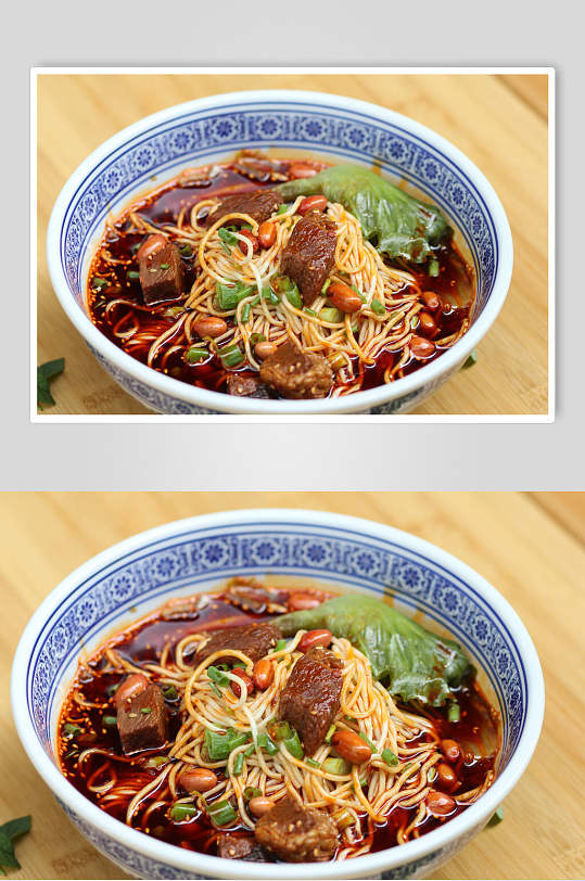 香辣重庆小面摄影图片