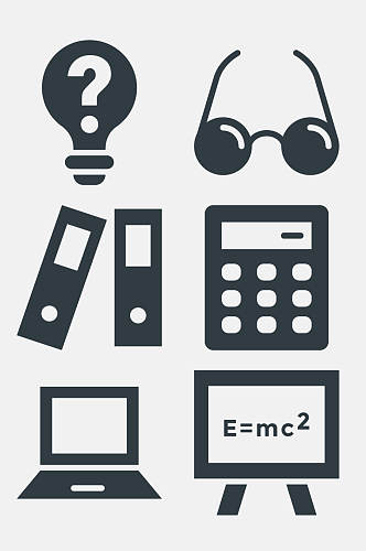 电脑科学技术图标免抠素材