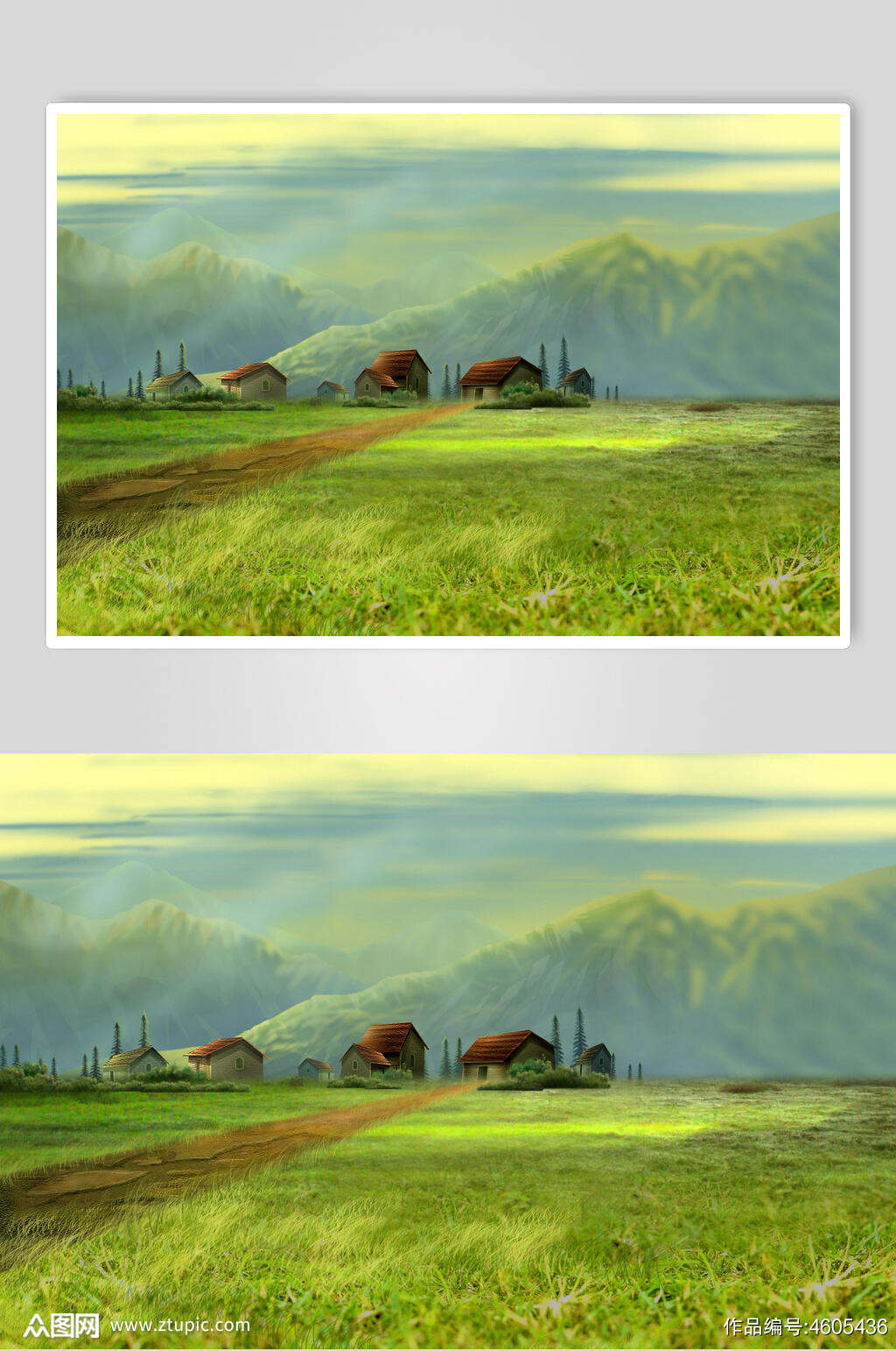 绿色的卡通自然风景背景图模板下载 编号 众图网 绿色的卡通自然风景背景图模板下载 编号 众图网