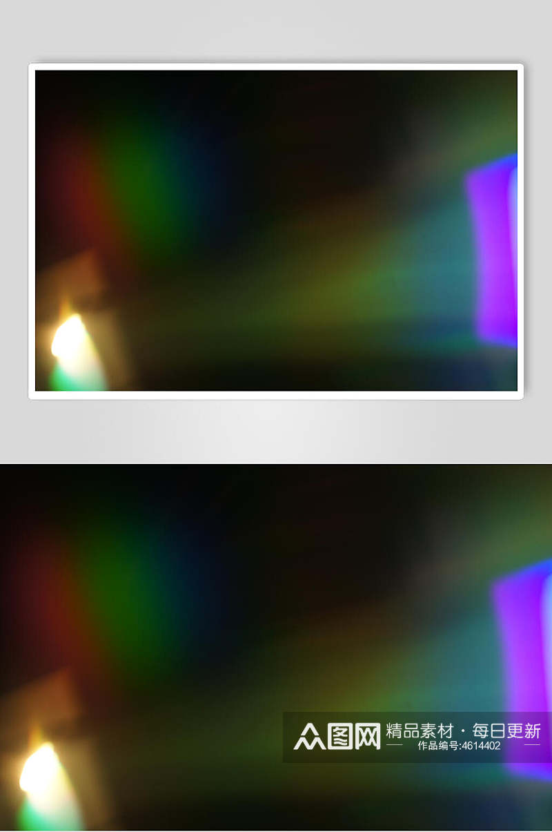 多彩彩虹棱镜光效图片素材