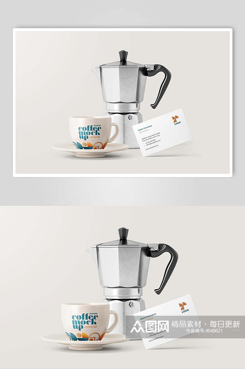 咖啡杯咖啡品牌VI样机素材