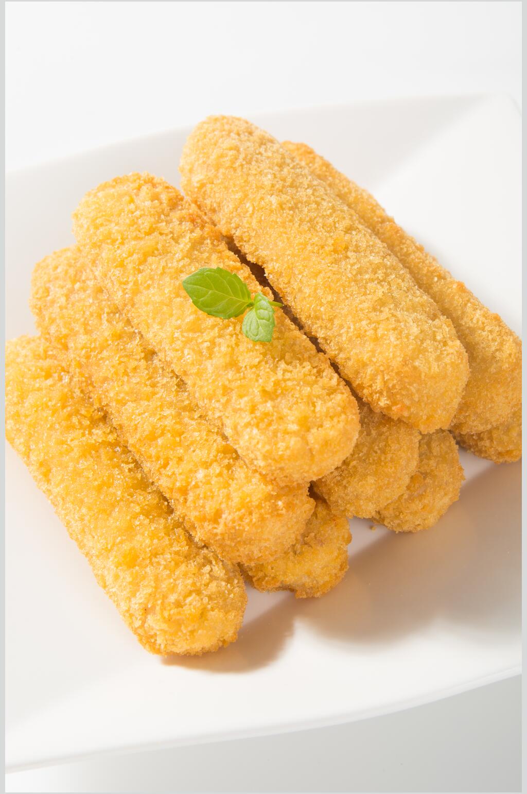 金黄美味炸鸡美食小吃摄影图片素材