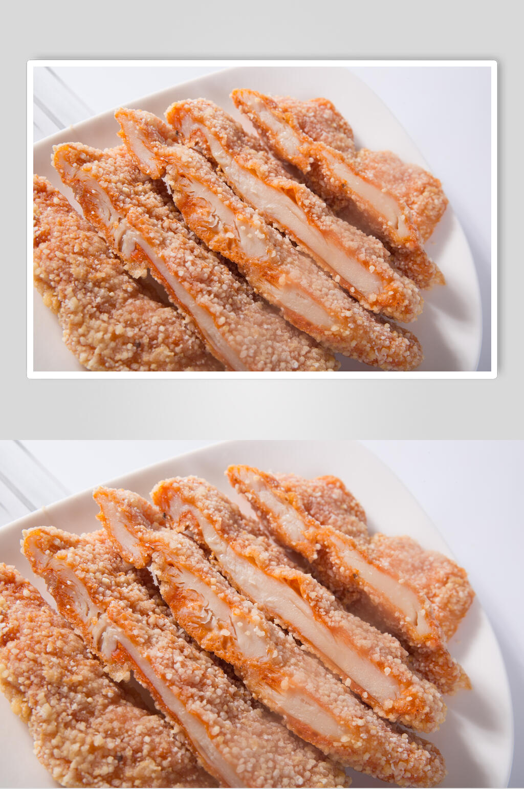 精品美味油炸鸡排摄影图素材