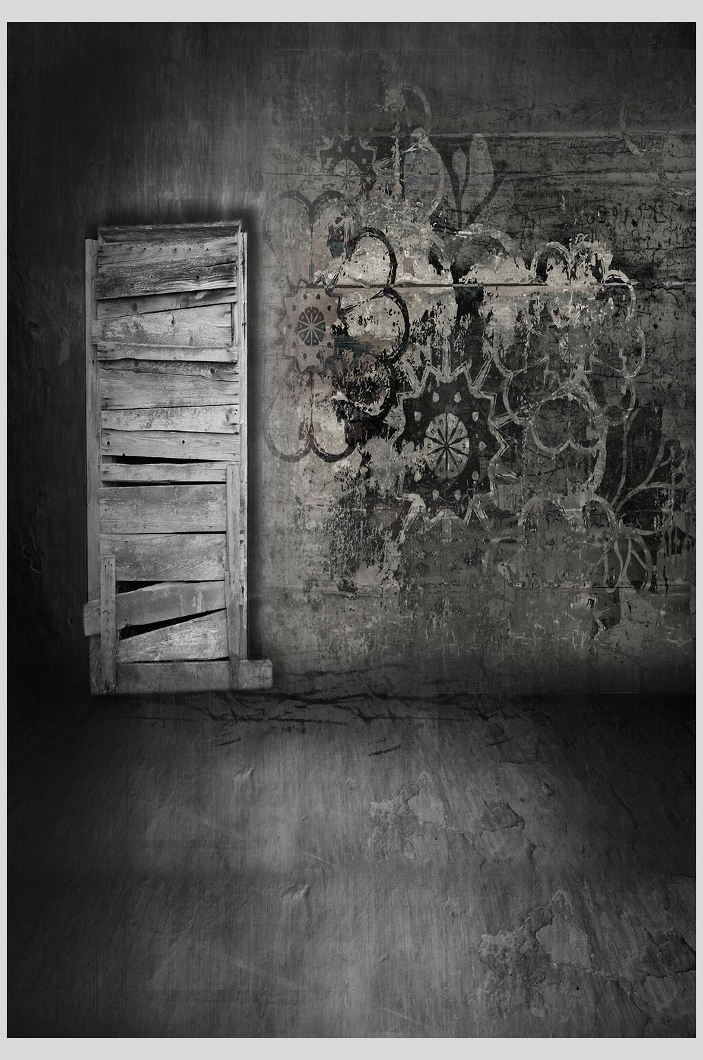 灰色教堂场景图片素材
