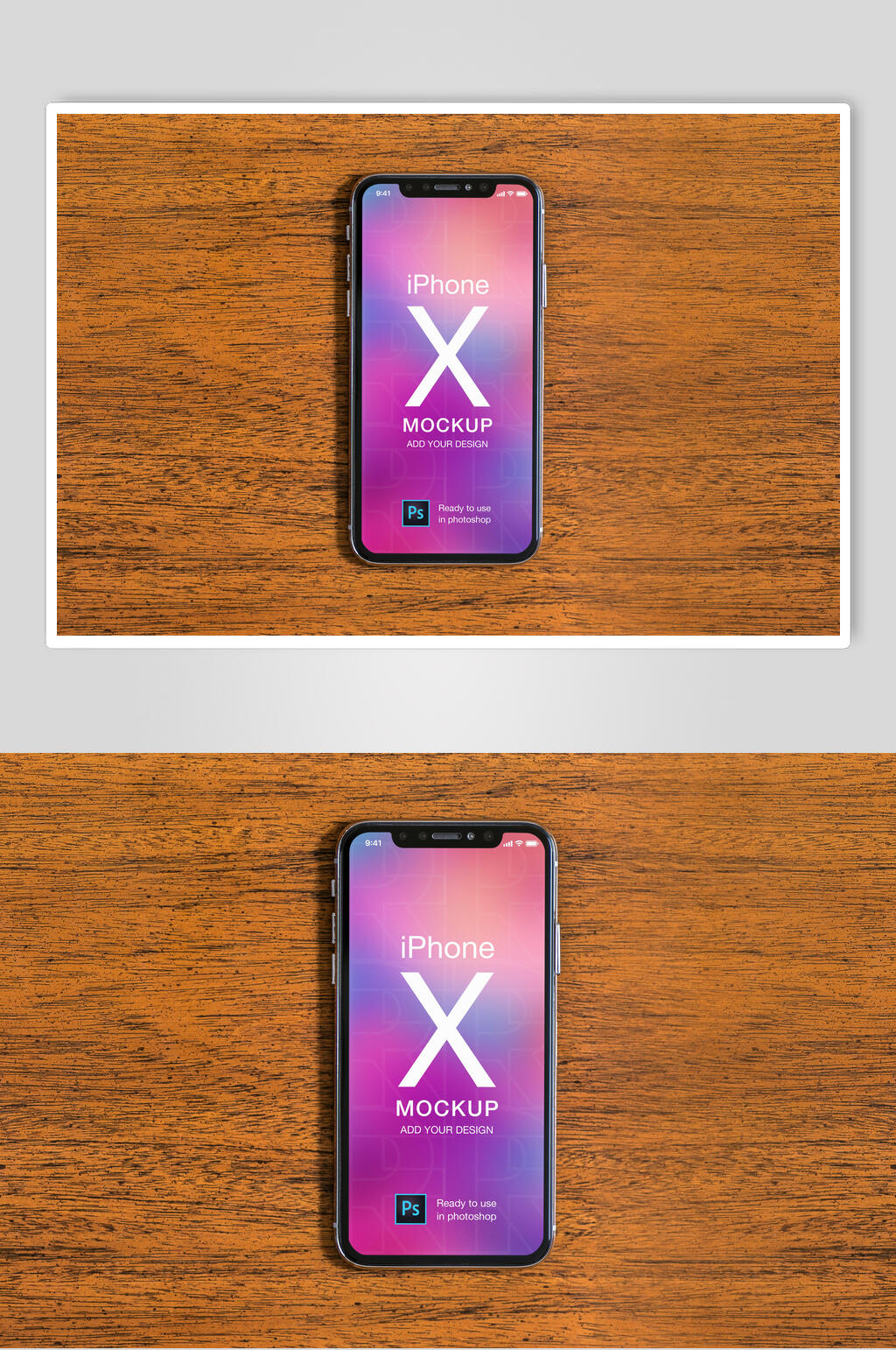 绚丽iPhoneX手机样机素材