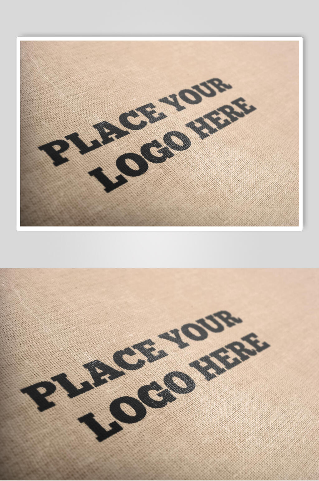黑色立体凹凸LOGO样机素材