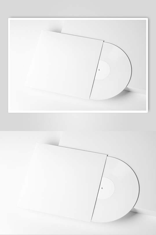 正方形盒子光碟样机-众图网