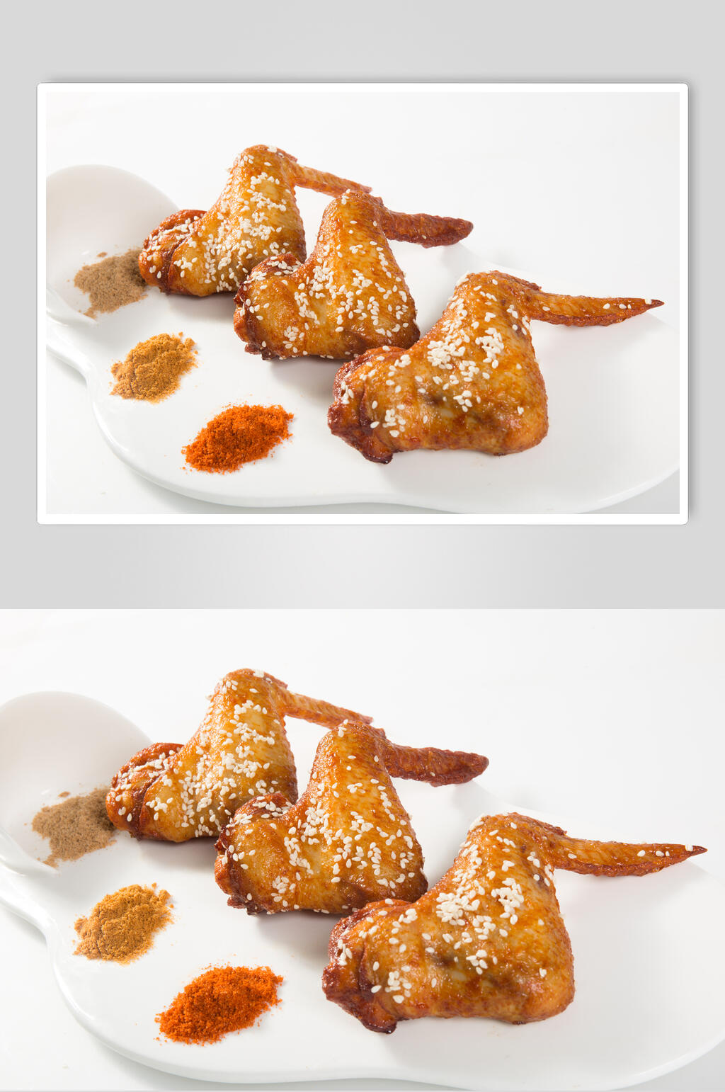 鸡翅炸鸡美食小吃摄影图片素材