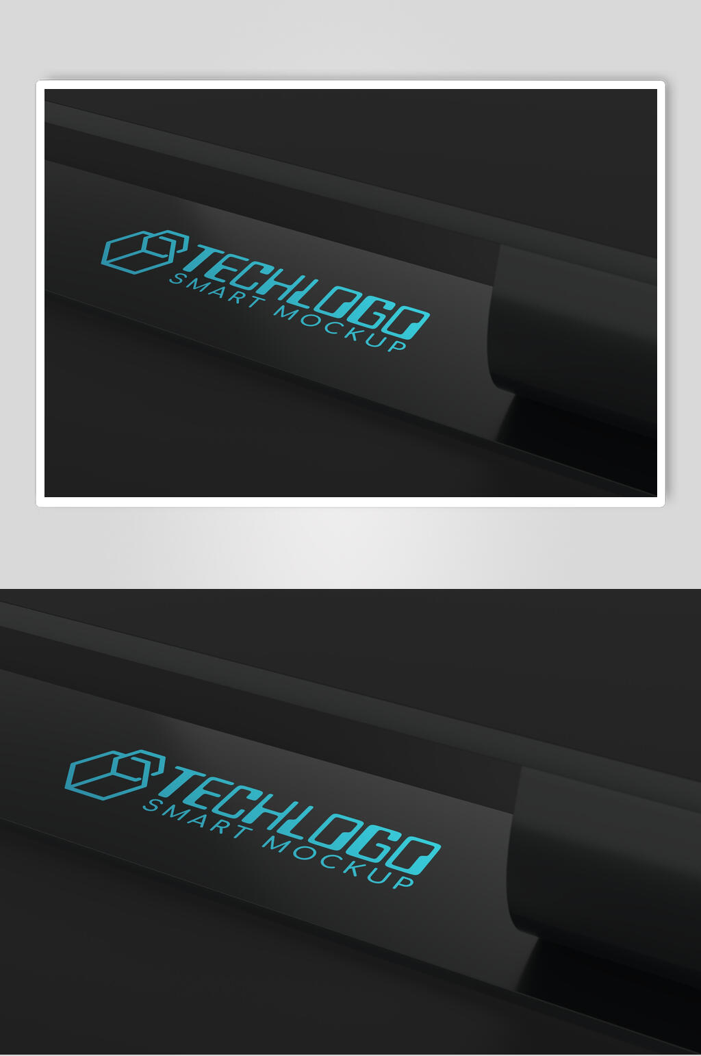 黑色LOGO展示样机素材