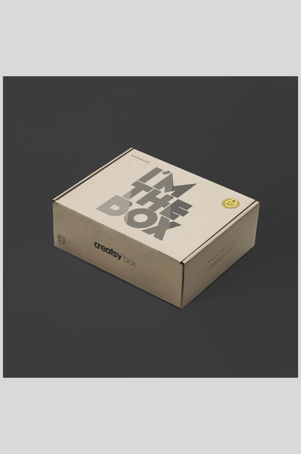 复古风品牌产品包装样机素材