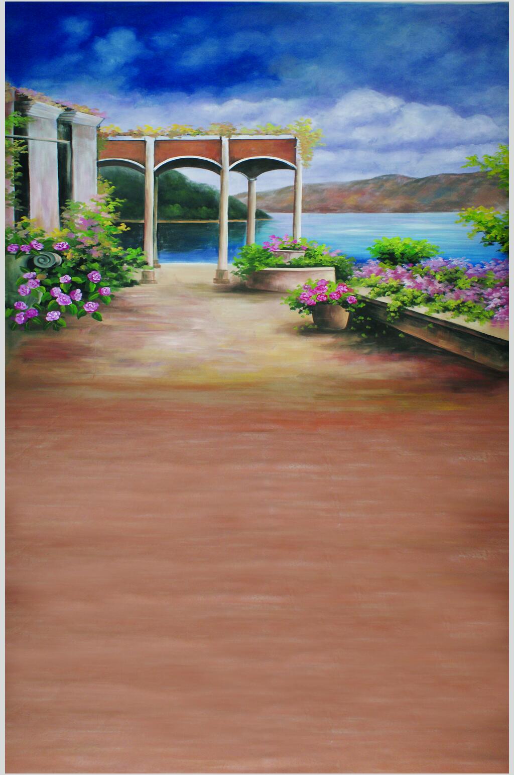 唯美复古绘画图片素材