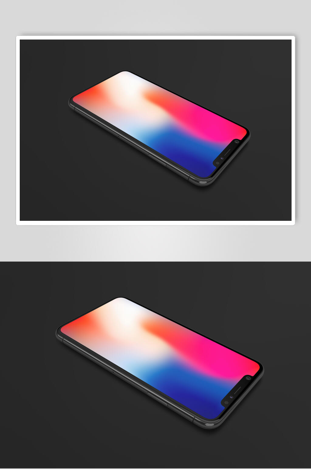 炫酷iPhoneX手机样机素材