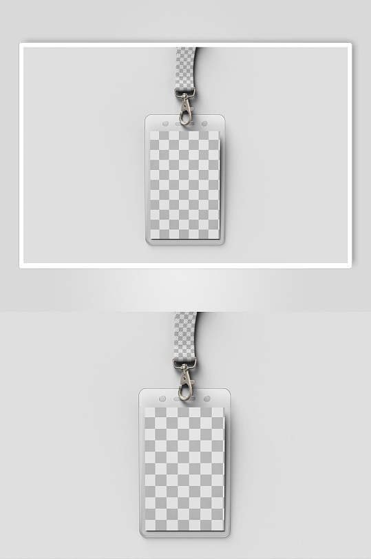 方格工作证样机