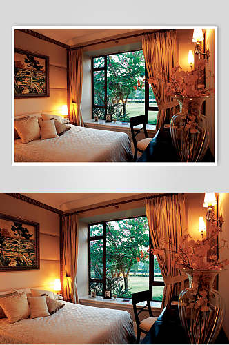 卧室温馨室内建筑设计图片