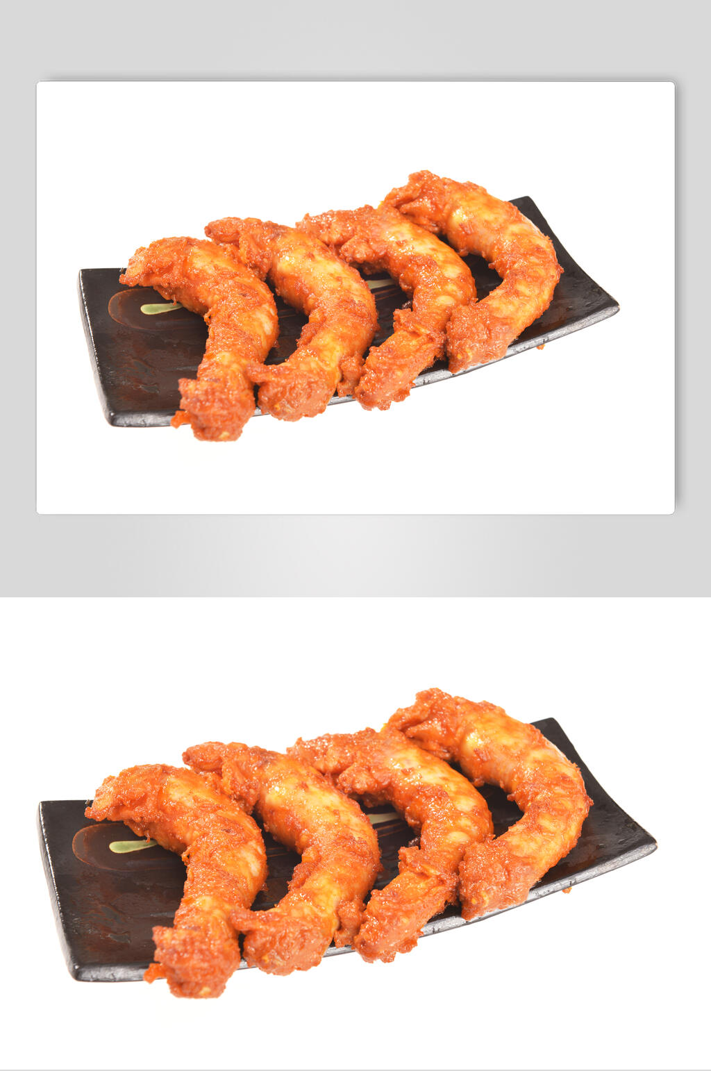 虾炸鸡美食小吃高清图片素材