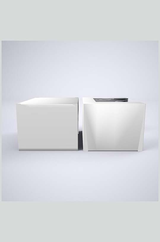 白色玩具展示纸盒样机