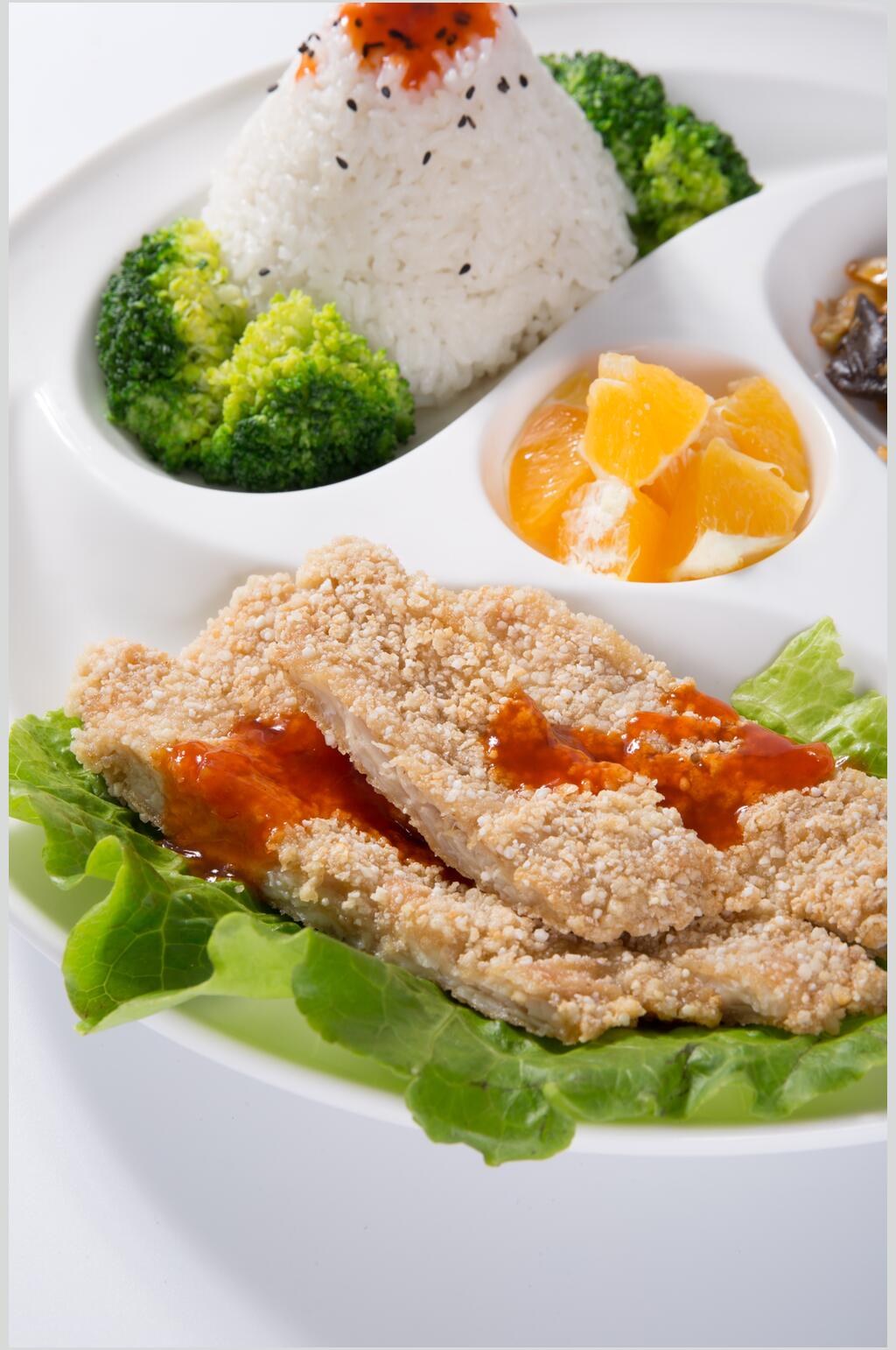 鸡排炸鸡美食小吃图片素材