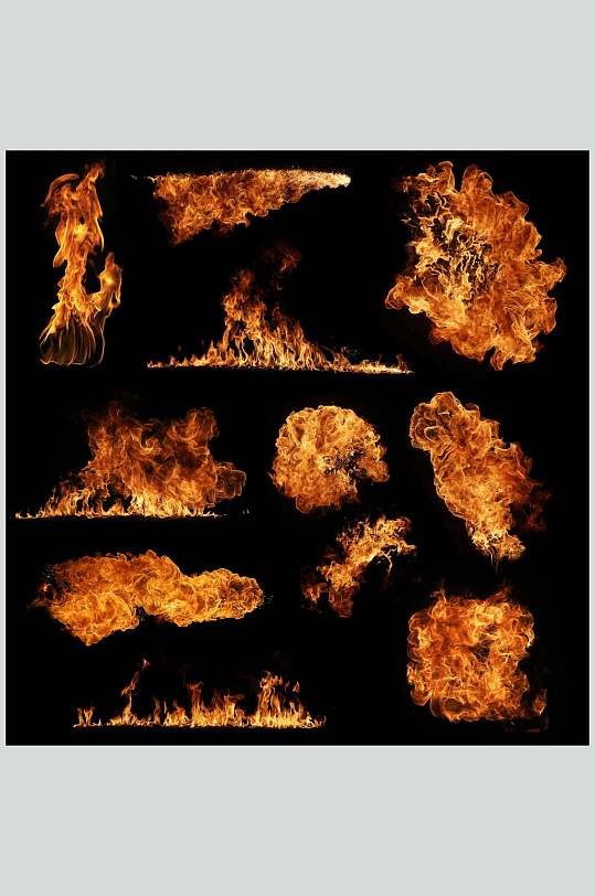 个性各种的火焰素材图片