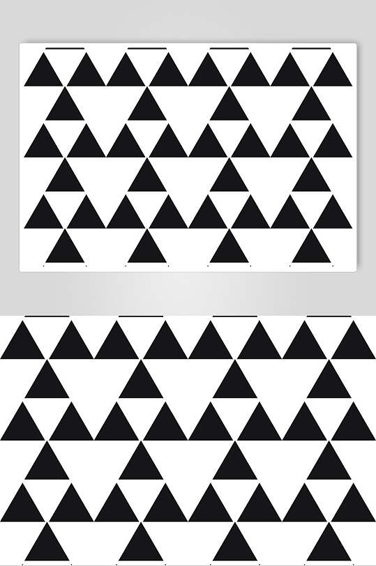 多个三角形矢量几何图形素材