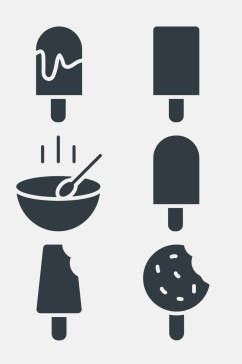 雪糕食物餐饮图标免抠素材