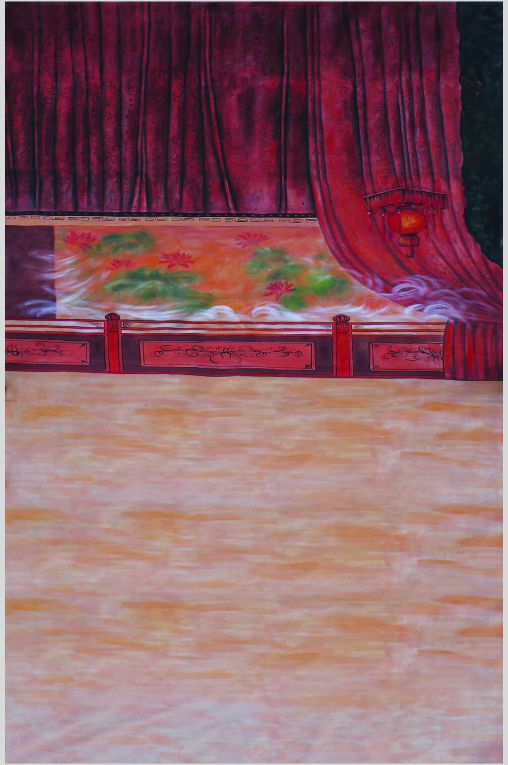 梦幻经典复古风景背景图片素材