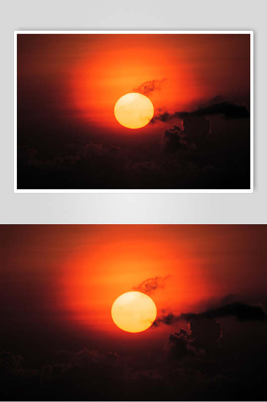 太阳夕阳落日图片