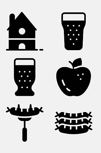苹果德国地域文化图标免抠素材