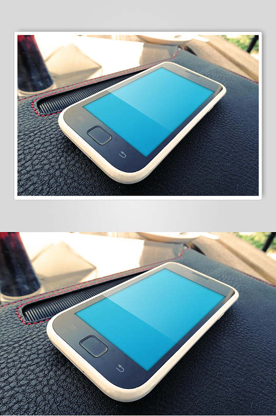 黑色白色智能手机青色平板样机