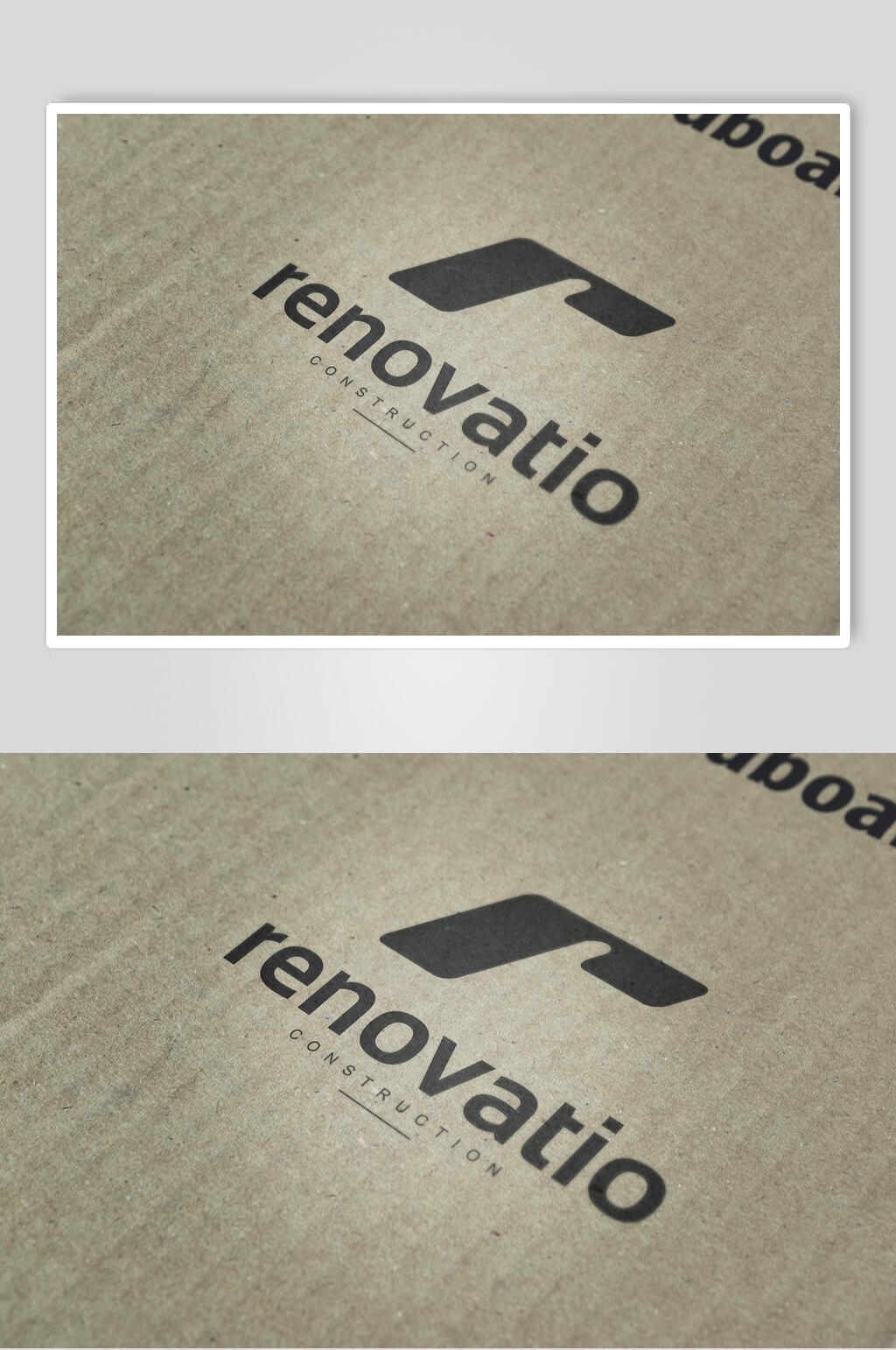 商务字母立体LOGO样机素材