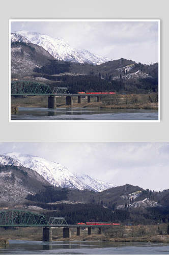 雪山自然风光摄影图