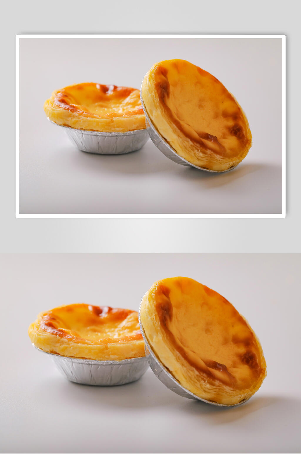 高端美味蛋挞美食摄影图素材